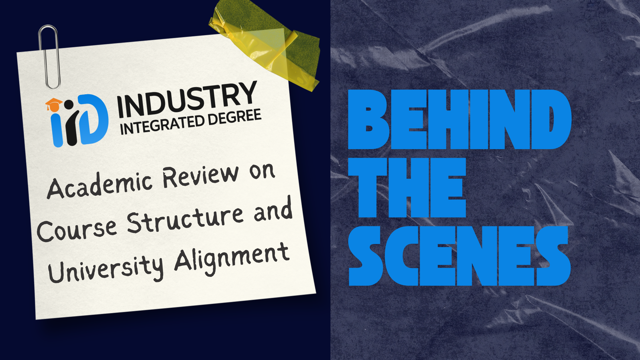 IID Academic Review Session Focuses on Course Structure and University Alignment